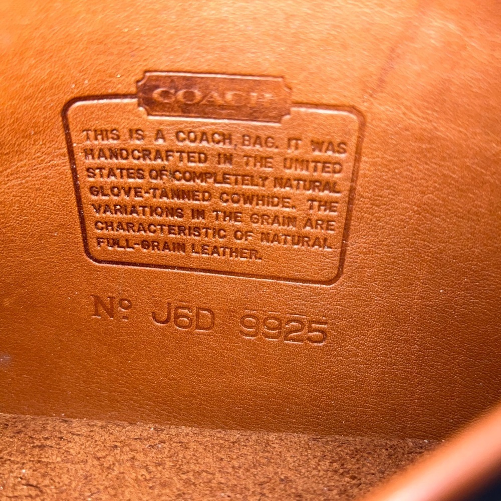 Vintage Coach 9925  Brown Leather Crossbody/Shoulder Bag - Picture 10 of 10